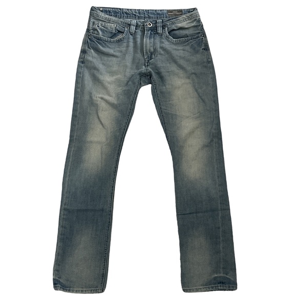 BUFFALO DAVID BITTON men's lightwash ash skinny jeans, size 30x32. - Picture 2 of 7